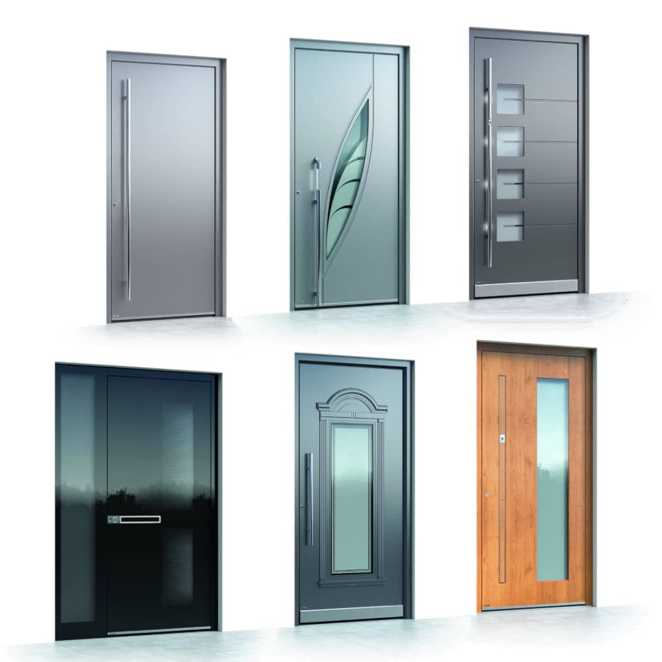 Pirnar - DIE Marke für Haustüren aus Aluminium - mit glatten oder 3-D-Oberflächen, im Mix mit Glas und Holz, klassisch, modern oder puristisch